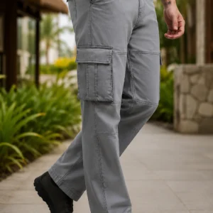 Men's Straight Fit Cargo Pants