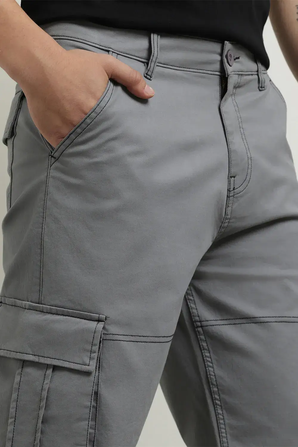 Men's Straight Fit Cargo Pants - Image 5